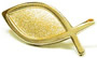 gold sandblast lapel pin